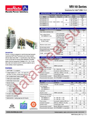 VR110B080CU-1C datasheet  